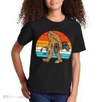 Bigfoot Sasquatch Gamer Retro Gaming Kids T-Shirt thumb 2