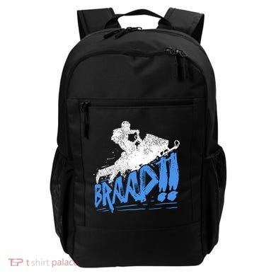 Braap Snowmobiling Gift Cool Snowmobile Driver Great Gift Backpack