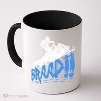 Braap Snowmobiling Gift Cool Snowmobile Driver Great Gift Coffee Mug thumb 0