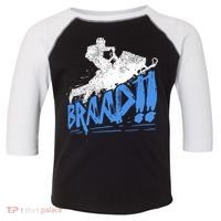 Braap Snowmobiling Gift Cool Snowmobile Driver Great Gift Toddler Fine Jersey T-Shirt thumb 0