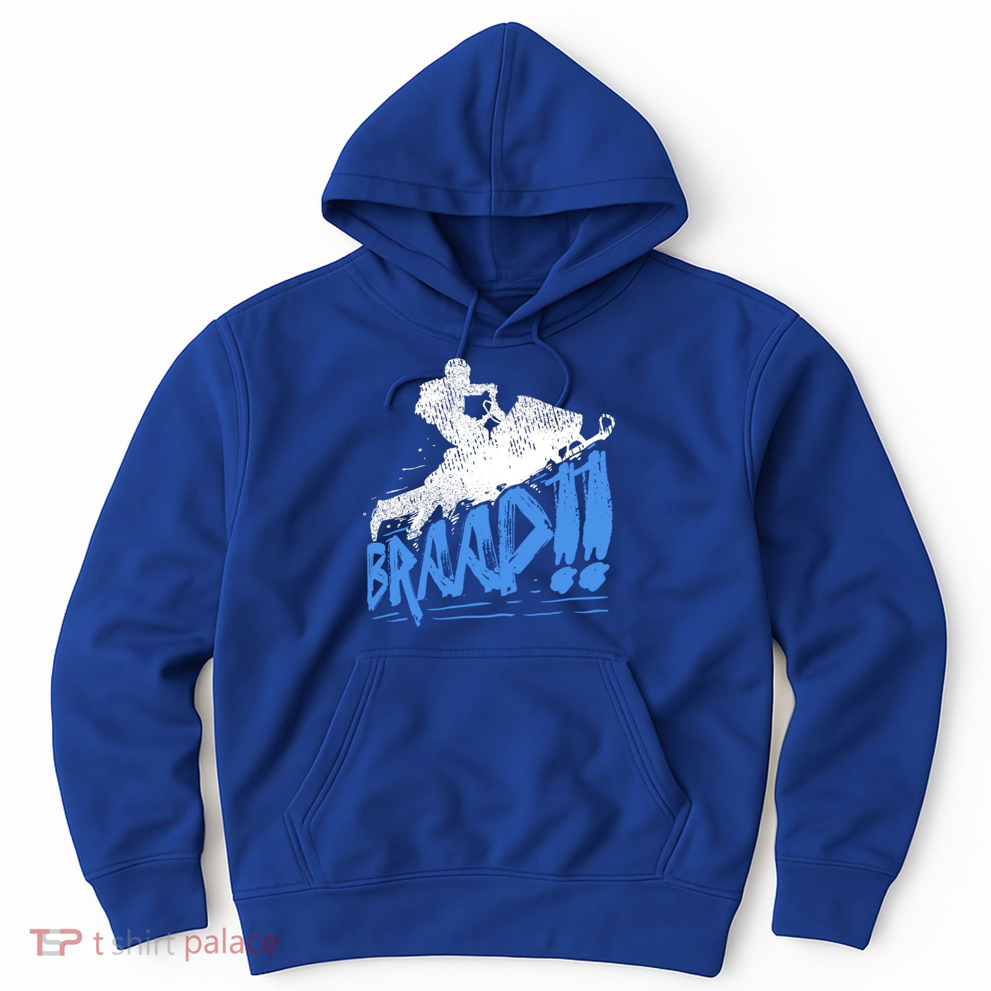 Braap Snowmobiling Gift Cool Snowmobile Driver Great Gift Hoodie