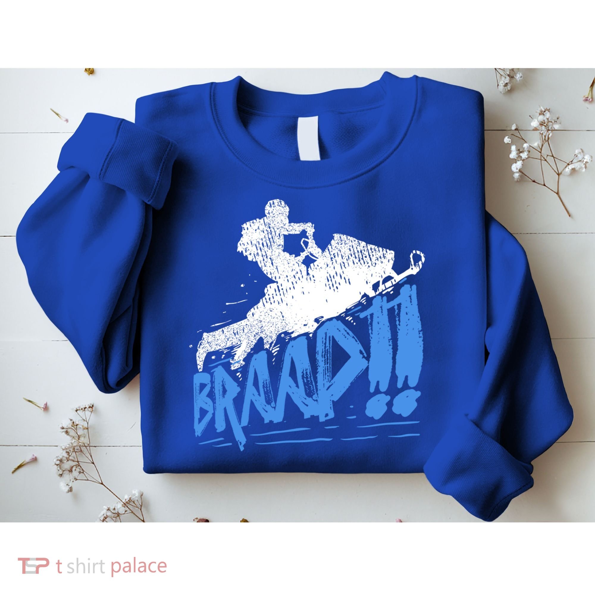 Braap Snowmobiling Gift Cool Snowmobile Driver Great Gift Sweatshirt