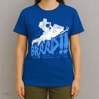 Braap Snowmobiling Gift Cool Snowmobile Driver Great Gift T-Shirt thumb 4