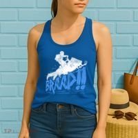 Braap Snowmobiling Gift Cool Snowmobile Driver Great Gift Women's Tank Top thumb 2