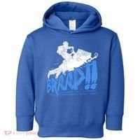 Braap Snowmobiling Gift Cool Snowmobile Driver Great Gift Toddler Hoodie thumb 0