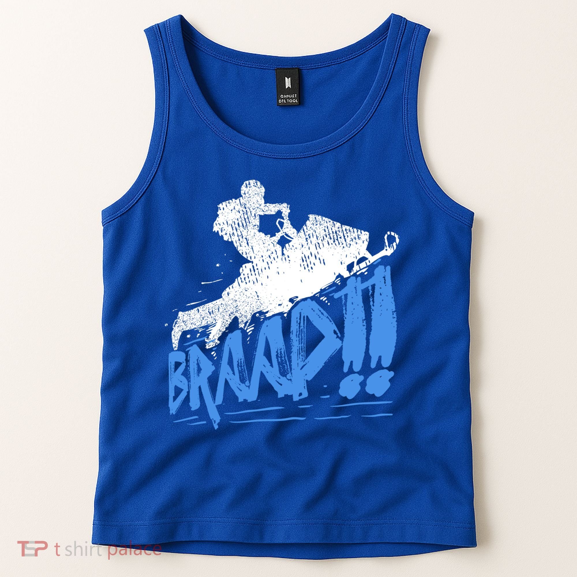 Braap Snowmobiling Gift Cool Snowmobile Driver Great Gift Tank Top