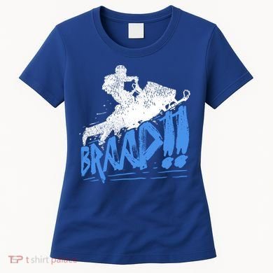 Braap Snowmobiling Gift Cool Snowmobile Driver Great Gift Women's T-Shirt