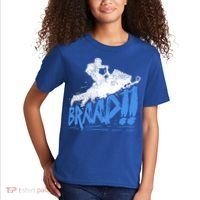 Braap Snowmobiling Gift Cool Snowmobile Driver Great Gift Kids T-Shirt thumb 2