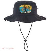 Bigfoot Surfing Gift For Shaka Aloha Surfer Dude Bucket Hat thumb 0