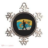 Bigfoot Surfing Gift For Shaka Aloha Surfer Dude Ornament thumb 0