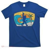 Bigfoot Surfing Gift For Shaka Aloha Surfer Dude T-Shirt thumb 0