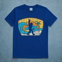 Bigfoot Surfing Gift For Shaka Aloha Surfer Dude T-Shirt thumb 5