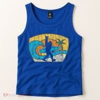 Bigfoot Surfing Gift For Shaka Aloha Surfer Dude Tank Top thumb 2