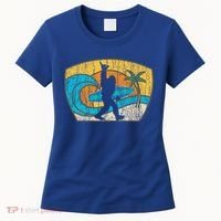 Bigfoot Surfing Gift For Shaka Aloha Surfer Dude Women's T-Shirt thumb 0
