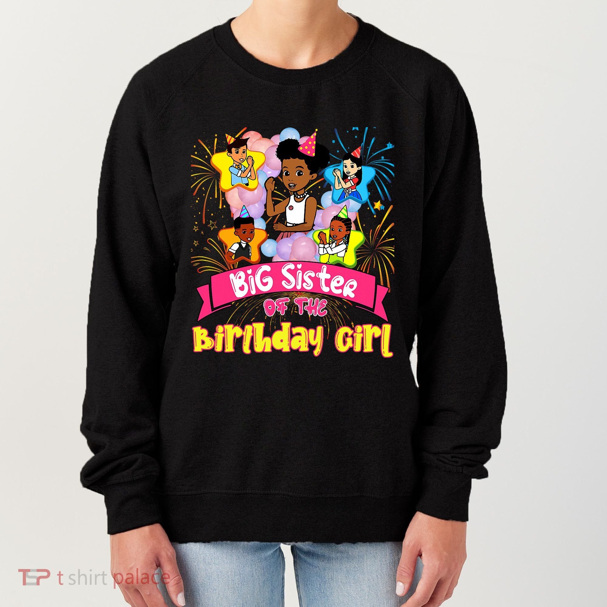 Big Sister GracieS Corner Birthday Dolls Cute Party Gift Women's Sweatshirt