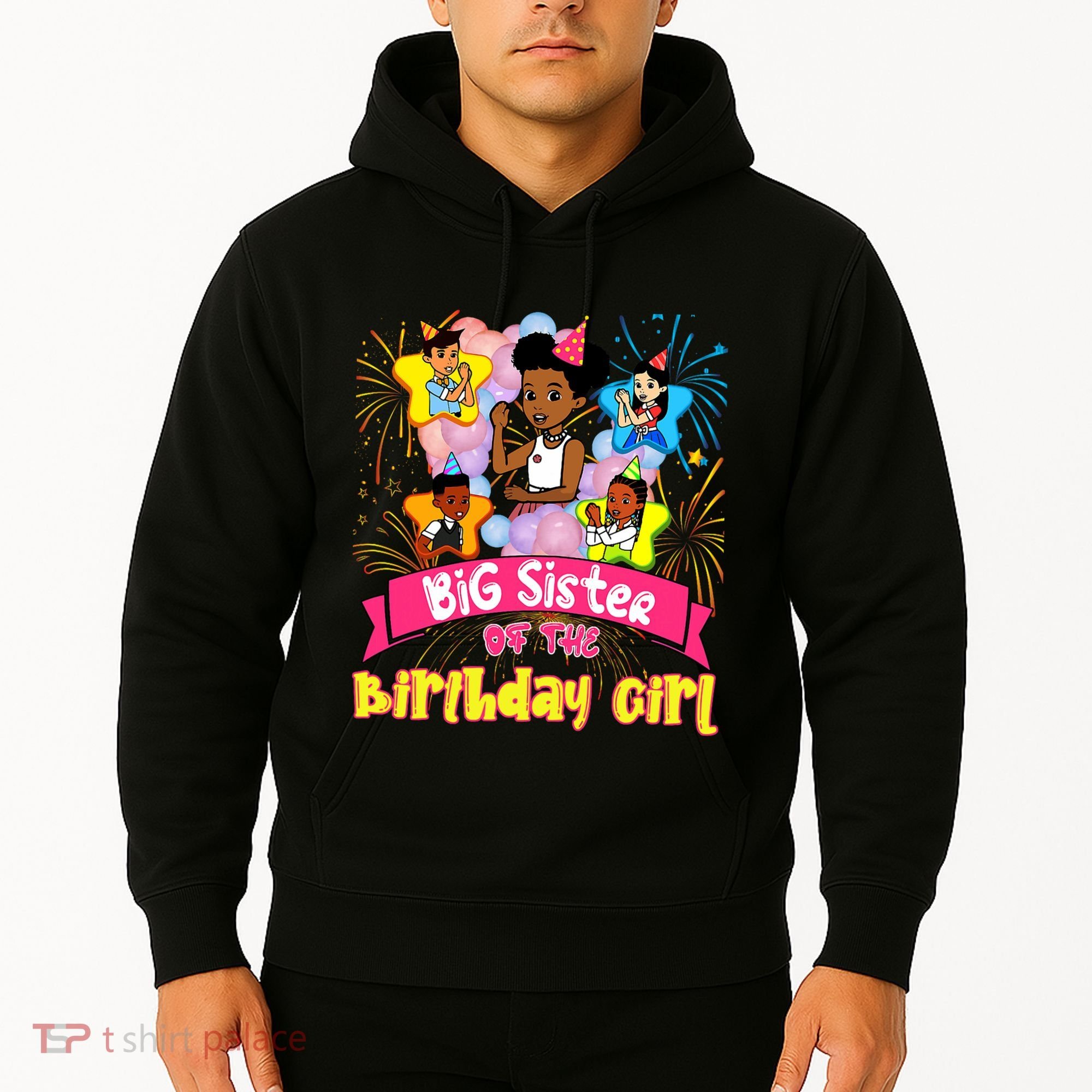 Big Sister GracieS Corner Birthday Dolls Cute Party Gift Hoodie
