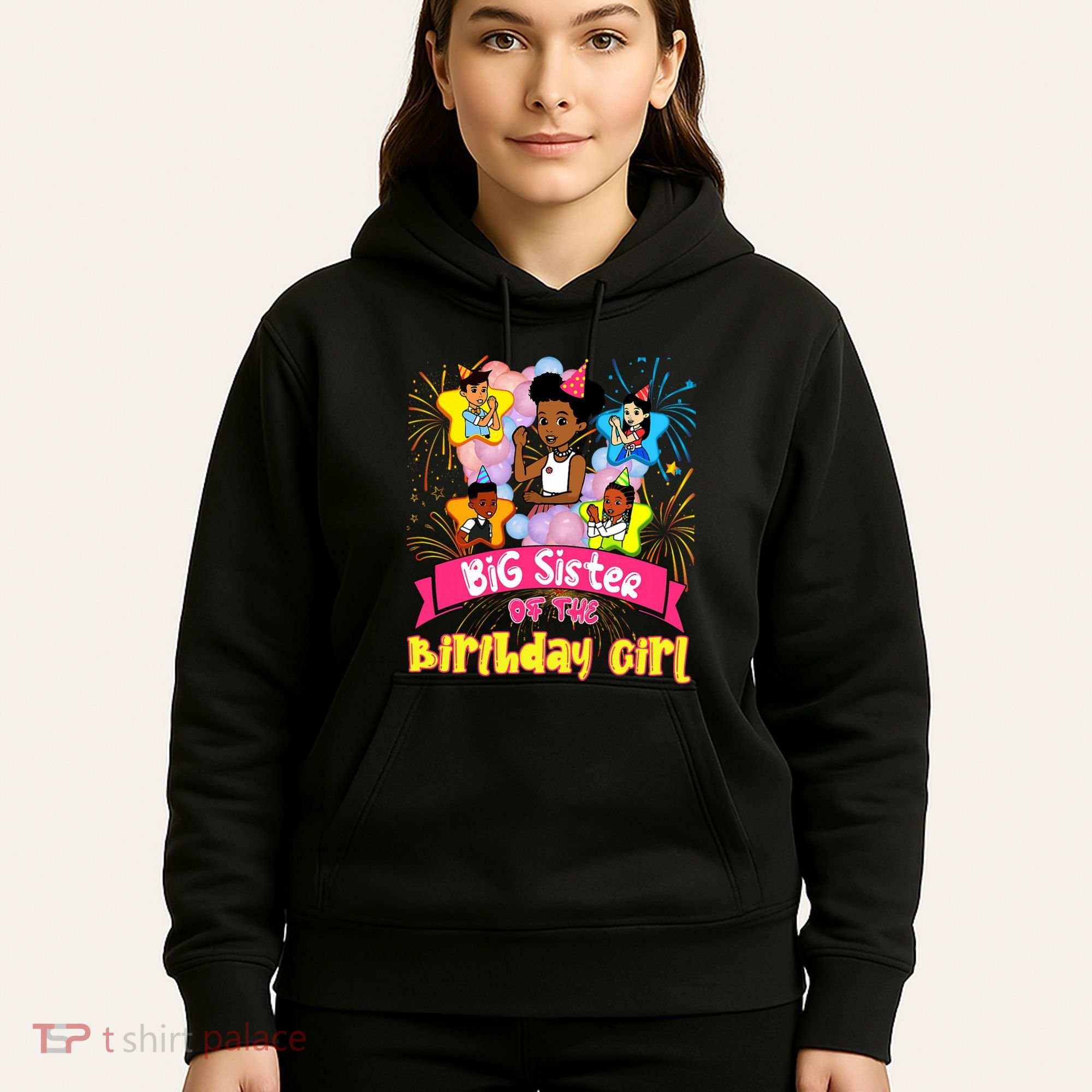 Big Sister GracieS Corner Birthday Dolls Cute Party Gift Hoodie