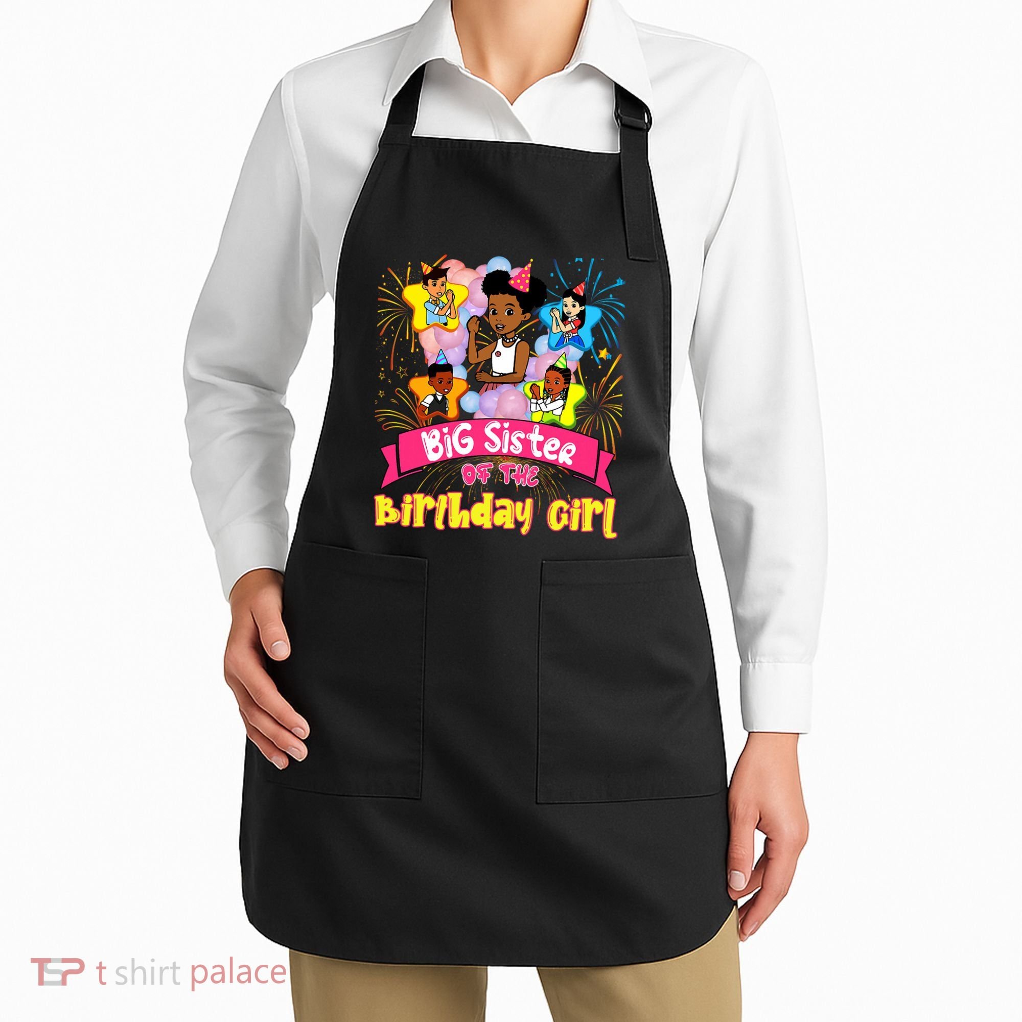 Big Sister GracieS Corner Birthday Dolls Cute Party Gift Apron