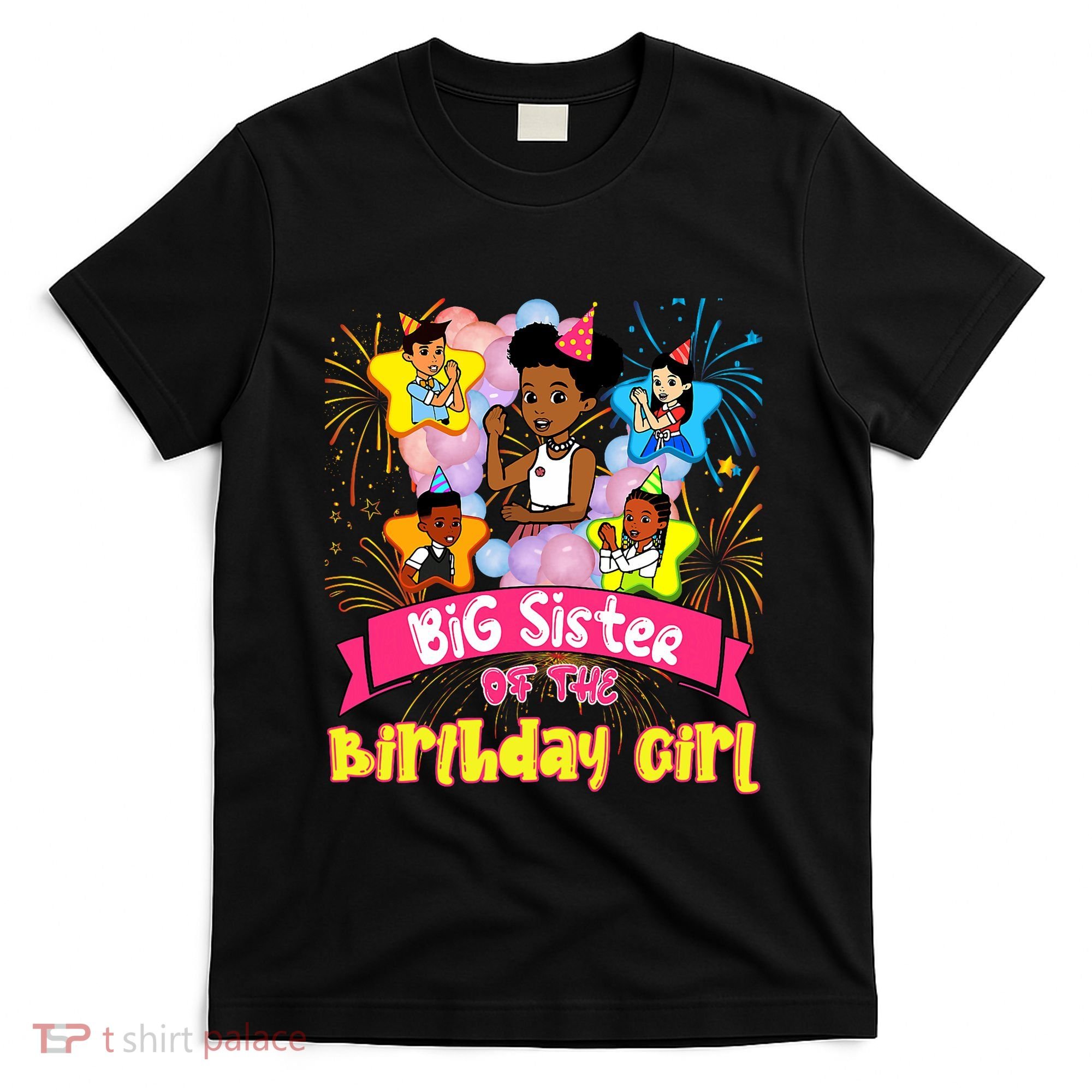 Big Sister GracieS Corner Birthday Dolls Cute Party Gift T-Shirt