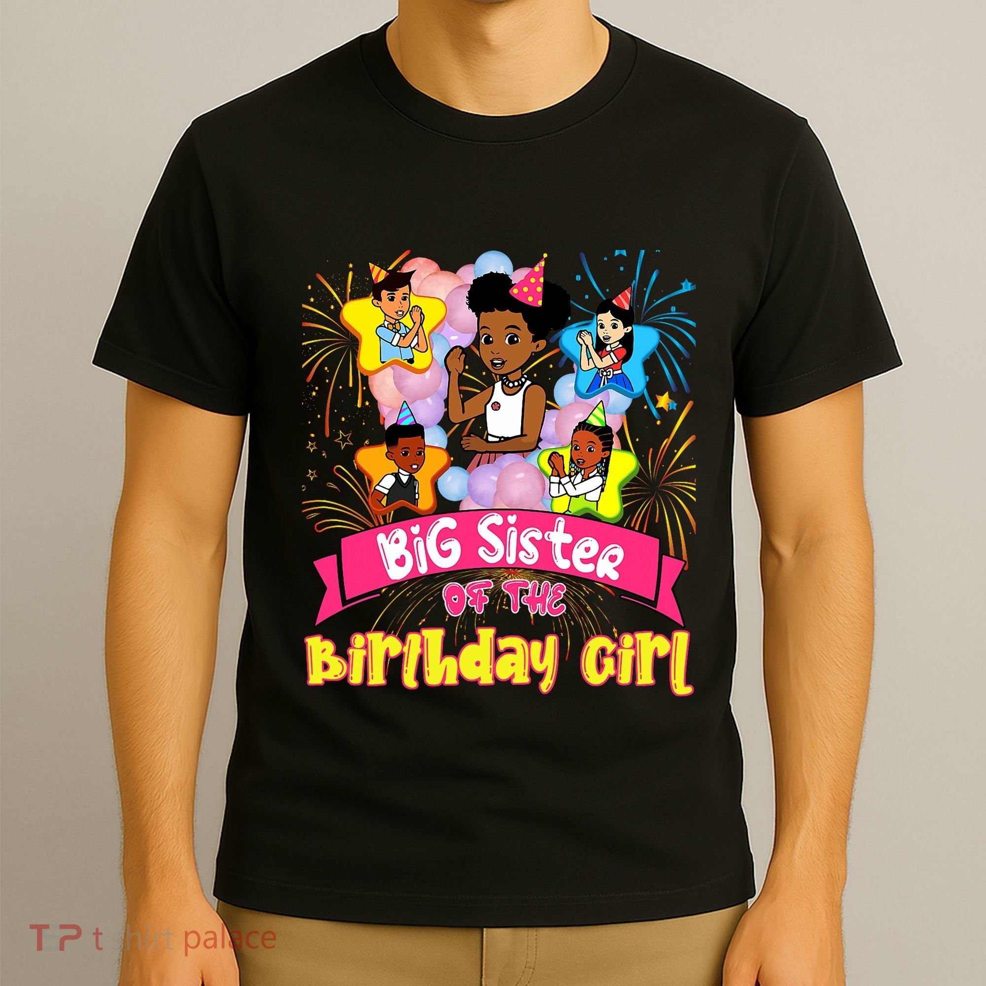 Big Sister GracieS Corner Birthday Dolls Cute Party Gift T-Shirt