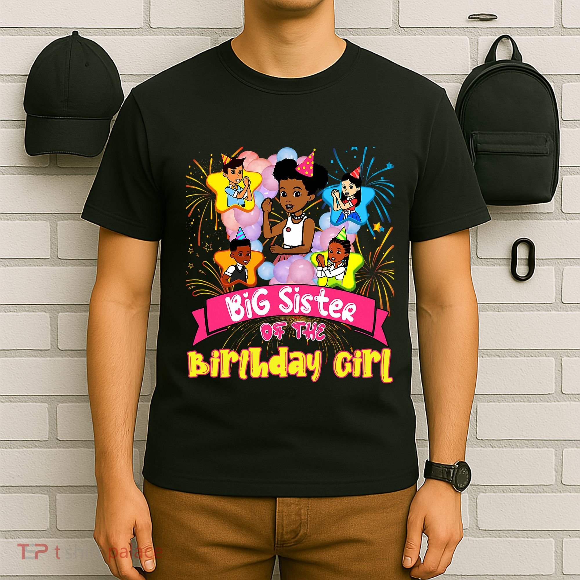 Big Sister GracieS Corner Birthday Dolls Cute Party Gift T-Shirt