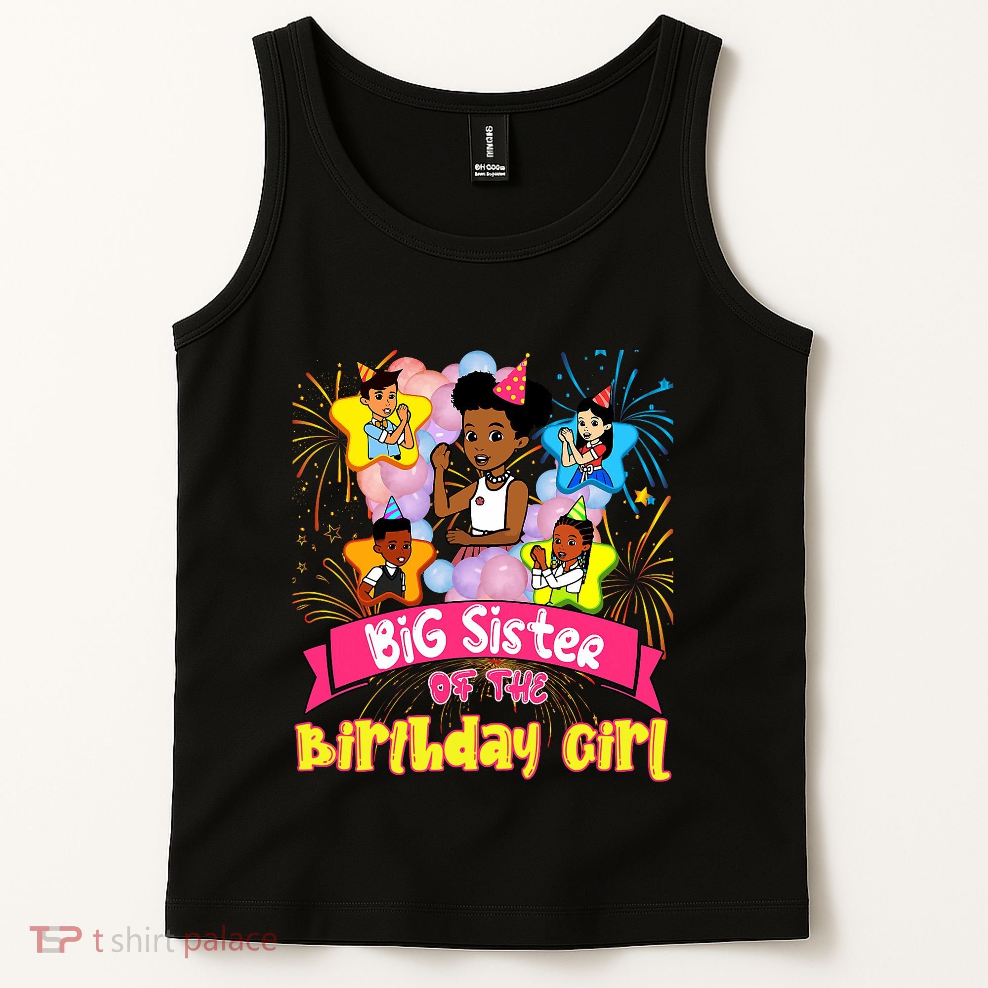 Big Sister GracieS Corner Birthday Dolls Cute Party Gift Tank Top