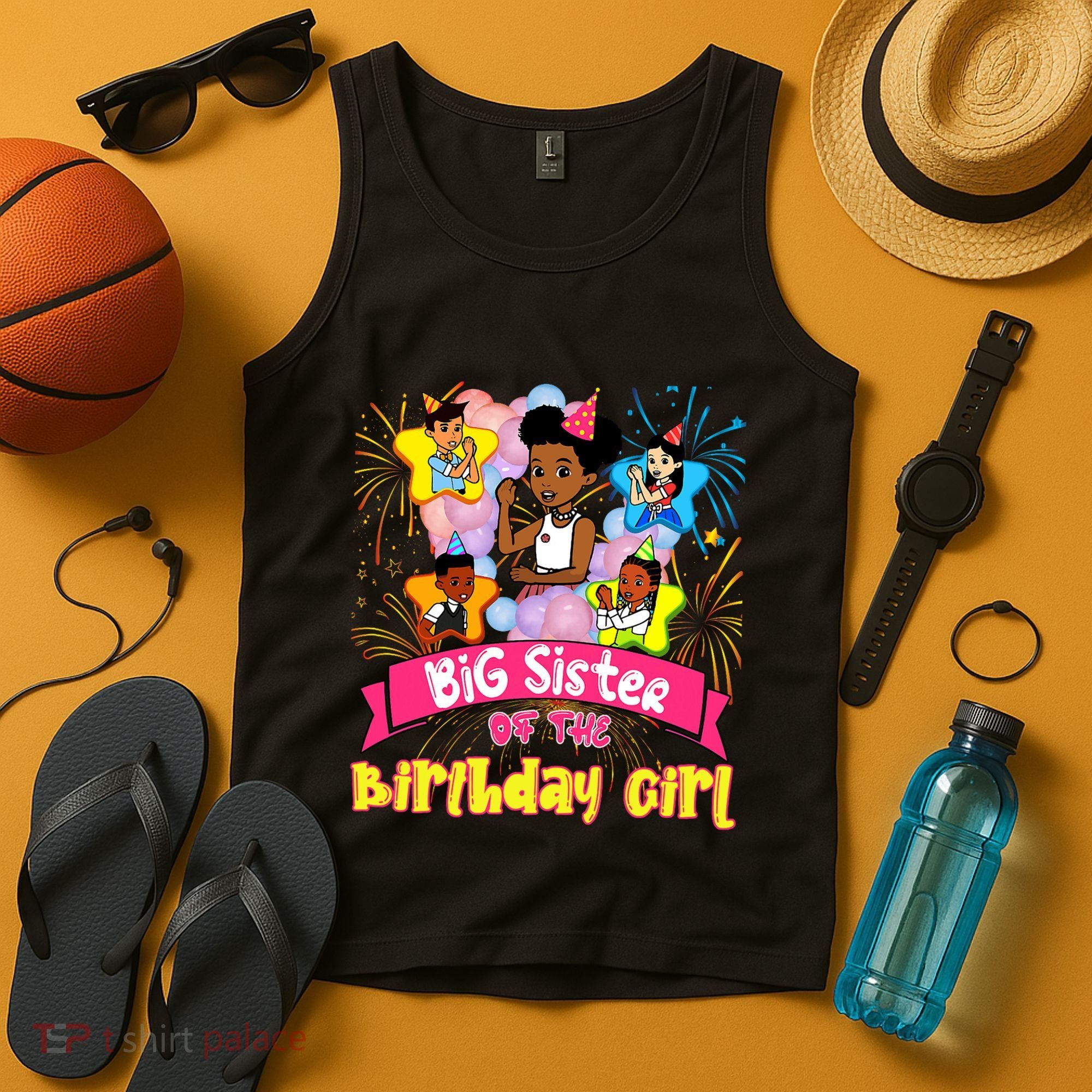 Big Sister GracieS Corner Birthday Dolls Cute Party Gift Tank Top