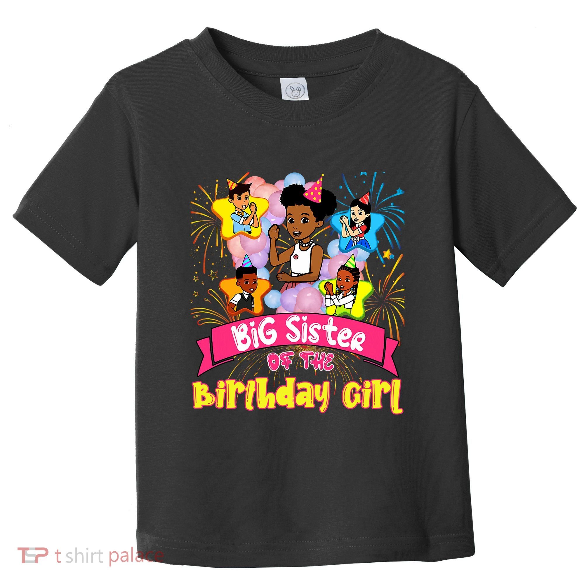 Big Sister GracieS Corner Birthday Dolls Cute Party Gift Toddler T-Shirt