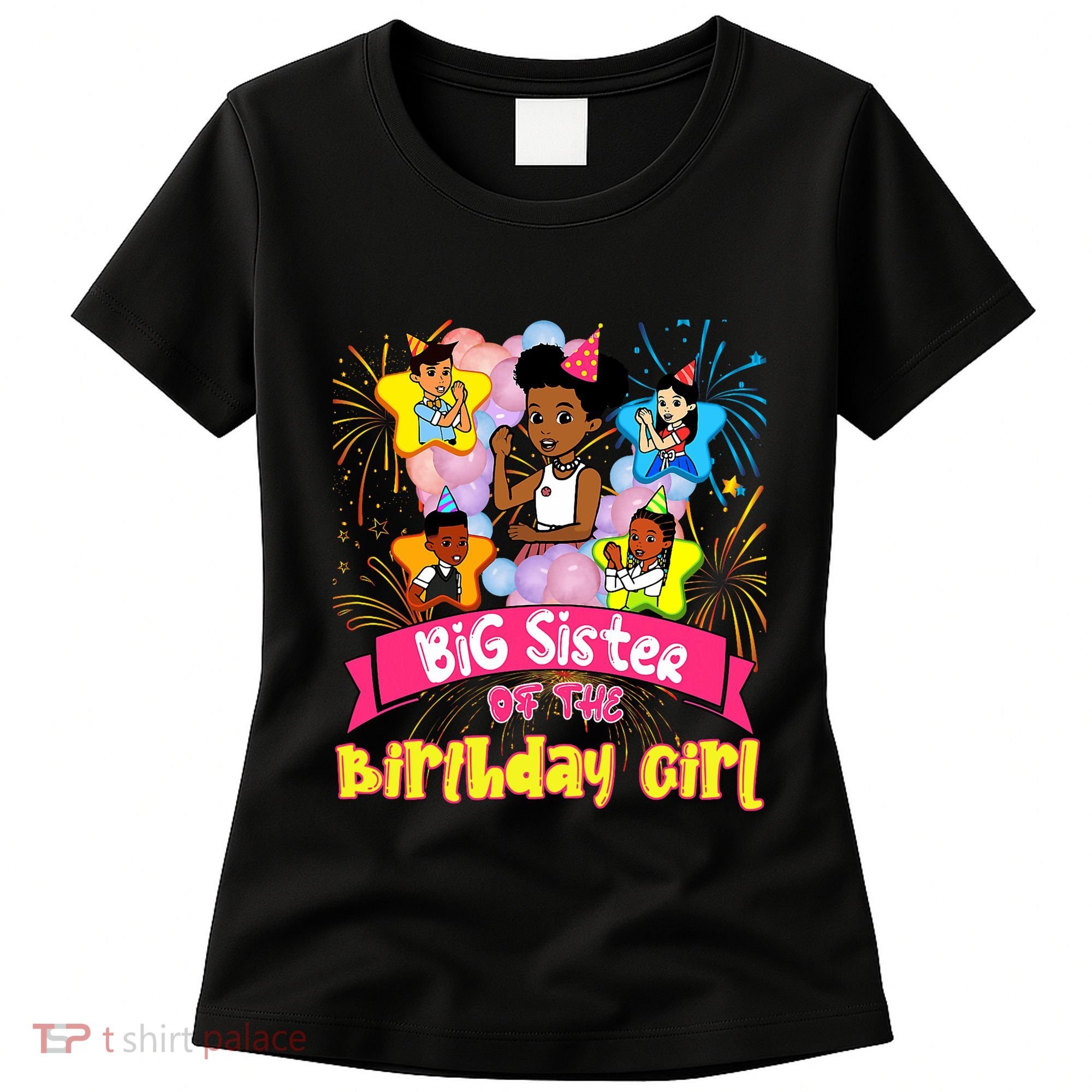 Big Sister GracieS Corner Birthday Dolls Cute Party Gift Women's T-Shirt