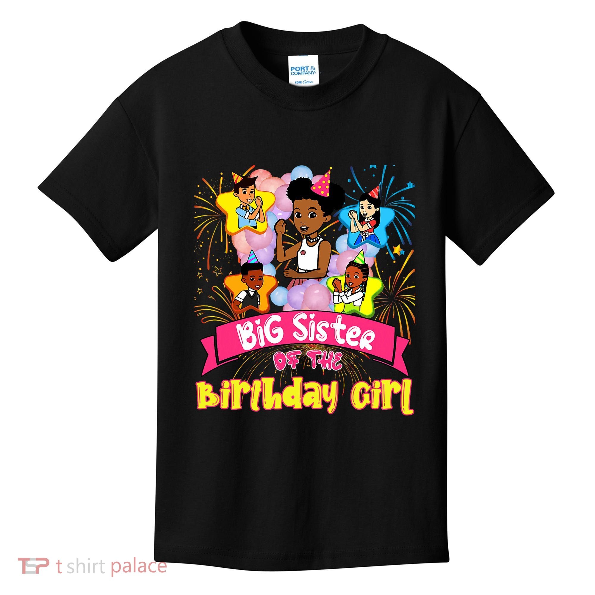 Big Sister GracieS Corner Birthday Dolls Cute Party Gift Kids T-Shirt