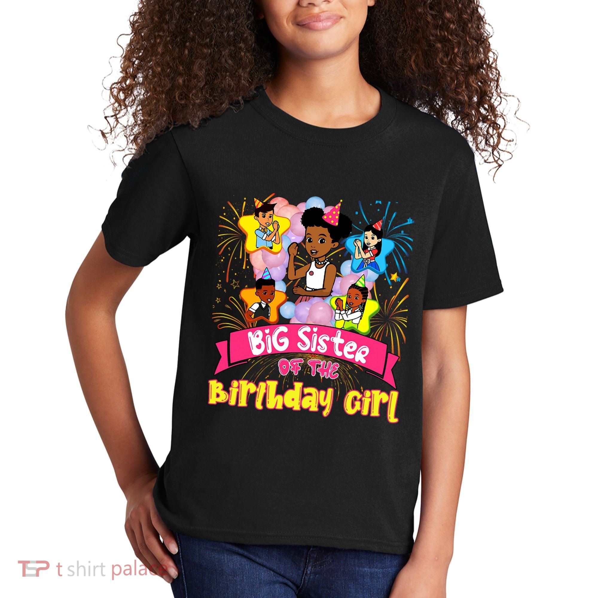 Big Sister GracieS Corner Birthday Dolls Cute Party Gift Kids T-Shirt