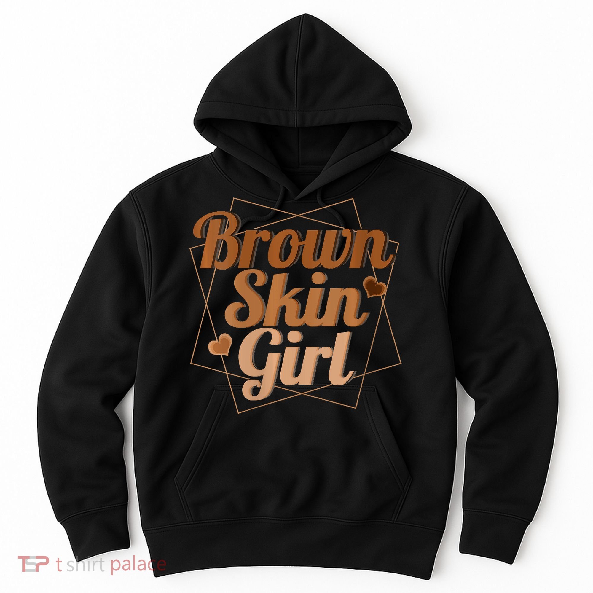 Brown Skin Girl Melanin Black Queen Juneteenth Hoodie