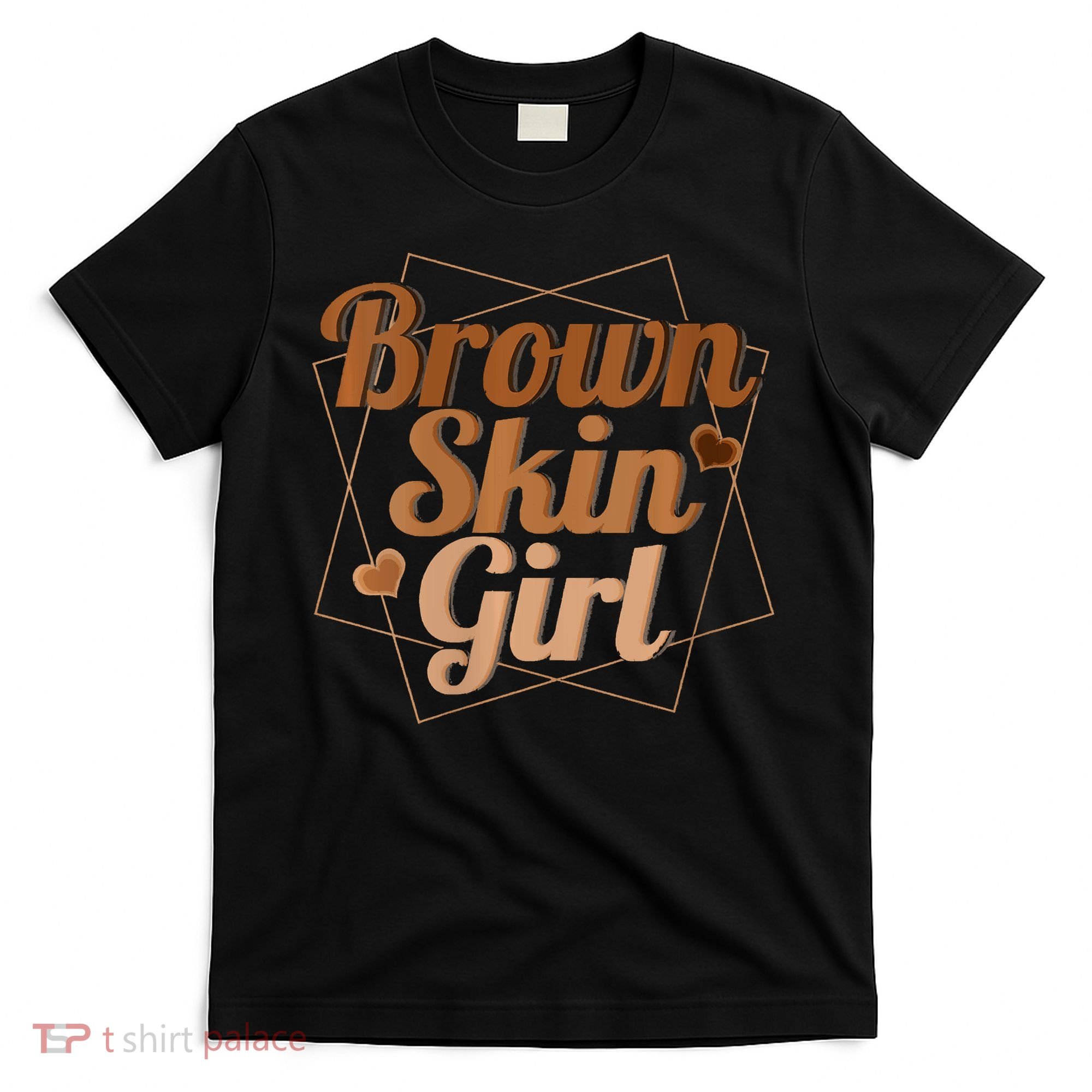 Brown Skin Girl Melanin Black Queen Juneteenth T-Shirt