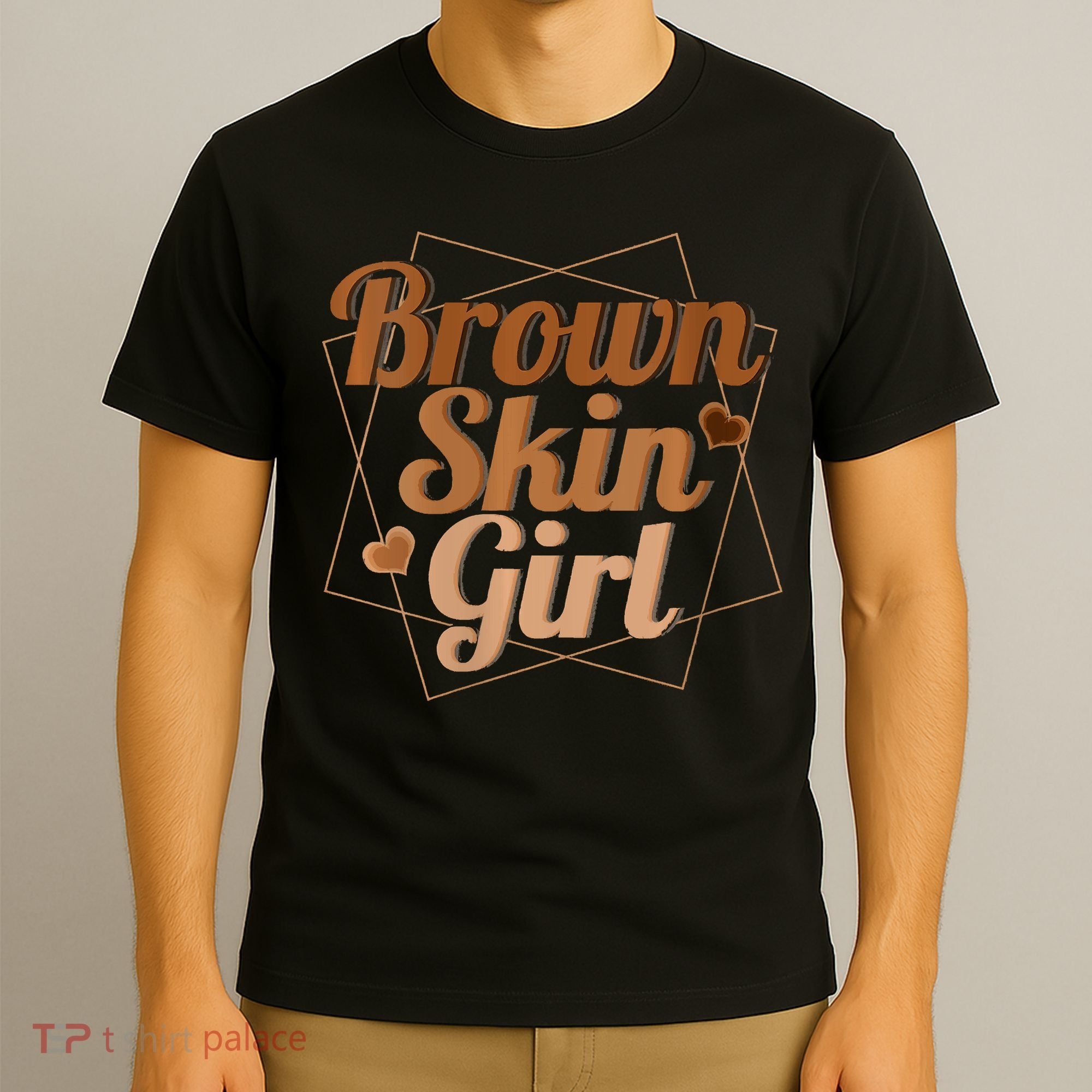 Brown Skin Girl Melanin Black Queen Juneteenth T-Shirt