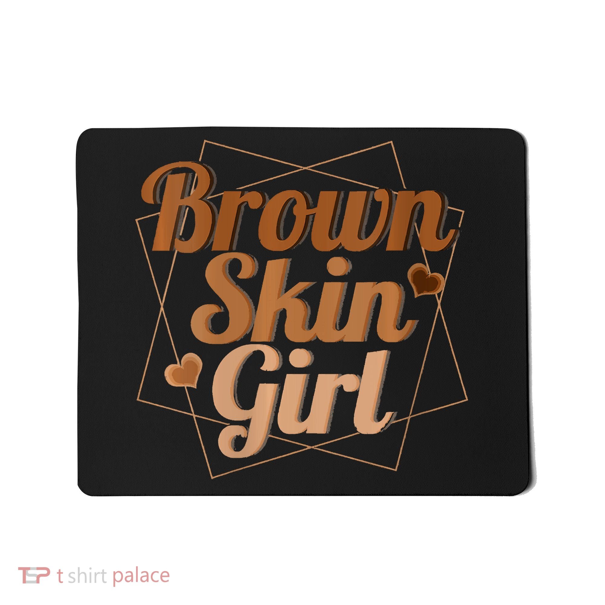 Brown Skin Girl Melanin Black Queen Juneteenth Mousepad