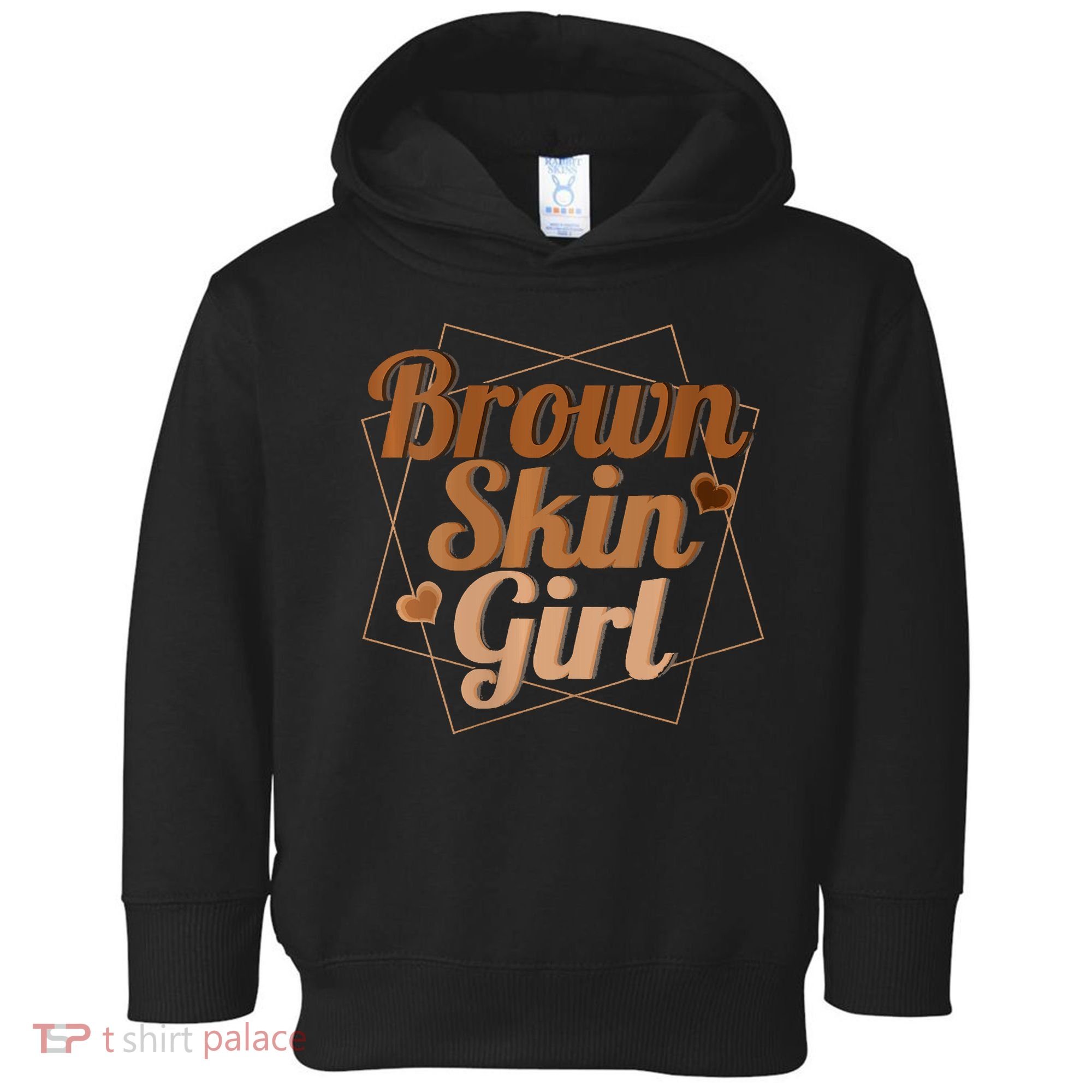 Brown Skin Girl Melanin Black Queen Juneteenth Toddler Hoodie