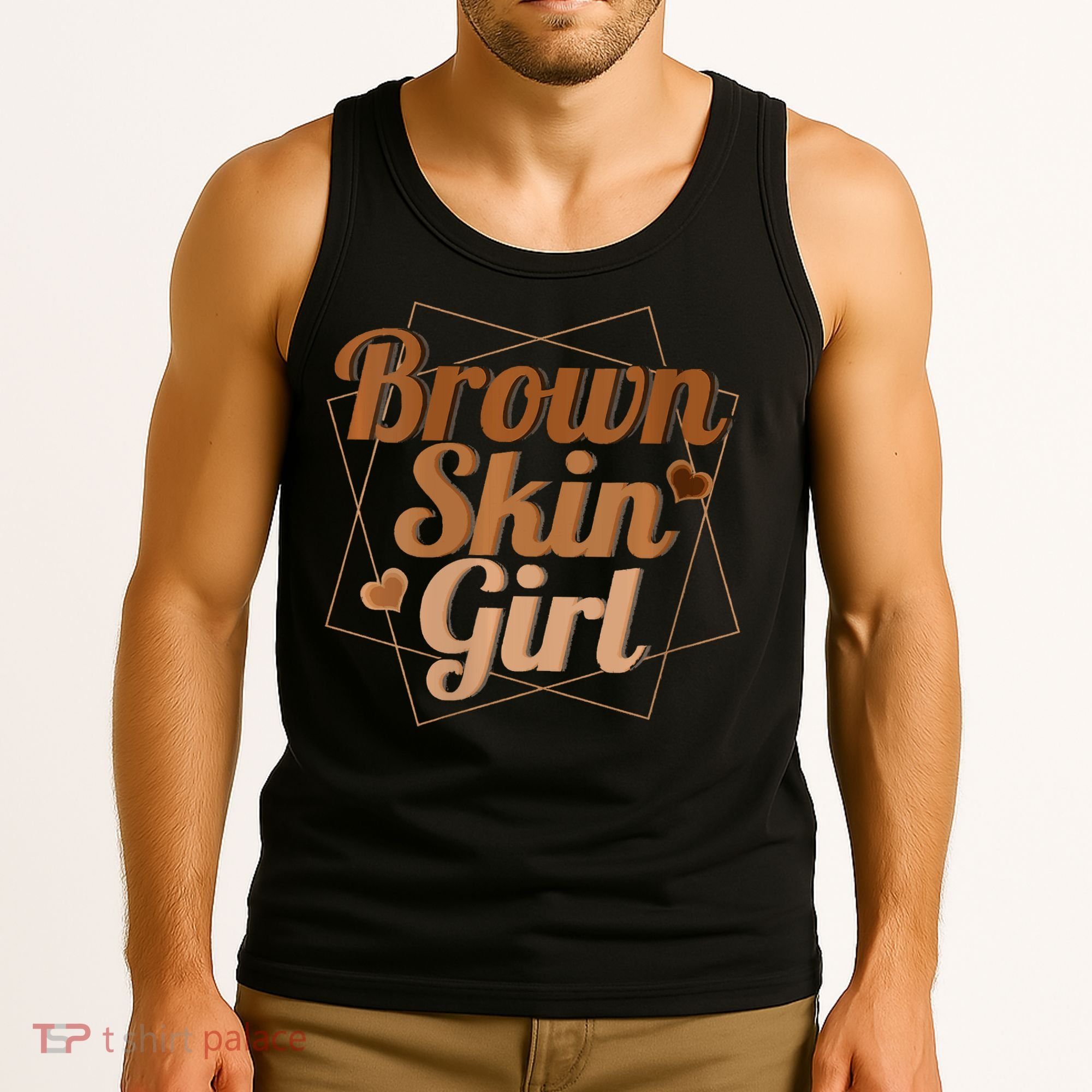 Brown Skin Girl Melanin Black Queen Juneteenth Tank Top