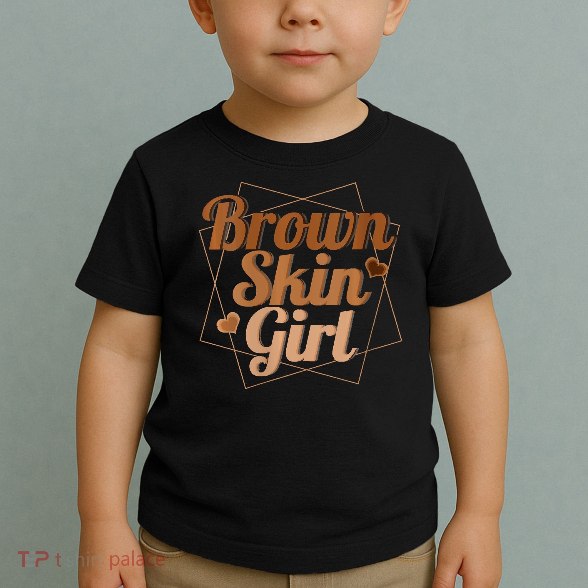 Brown Skin Girl Melanin Black Queen Juneteenth Toddler T-Shirt