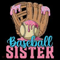 Baseball Sister Game Day Ice Cream Drip Baseball Big Sister Coffee Mug thumb 5