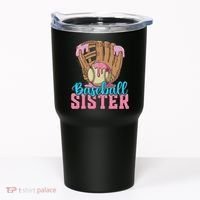 Baseball Sister Game Day Ice Cream Drip Baseball Big Sister Tumbler thumb 0