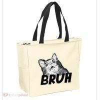Bruh Shocked Gasp Cat Tote Bag thumb 2