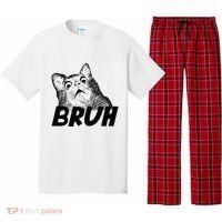 Bruh Shocked Gasp Cat Pajama Set thumb 0
