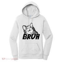 Bruh Shocked Gasp Cat Women's Hoodie thumb 0
