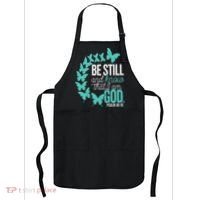 Be Still God Verse Butterfly Arc Christian Faith Apron thumb 0