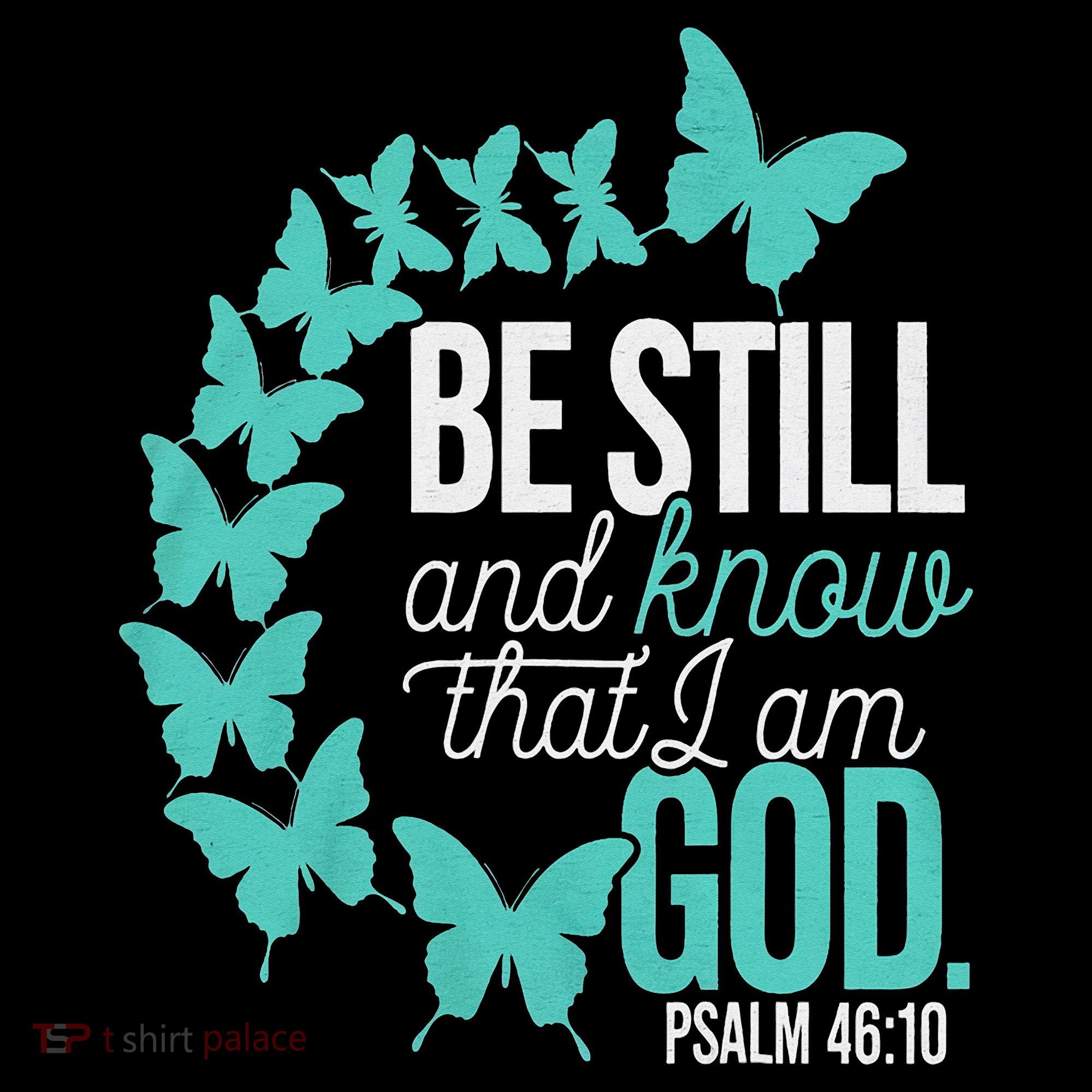 Be Still God Verse Butterfly Arc Christian Faith Coffee Mug