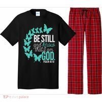 Be Still God Verse Butterfly Arc Christian Faith Pajama Set thumb 0