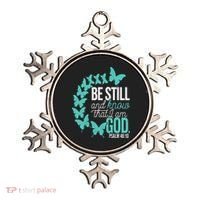 Be Still God Verse Butterfly Arc Christian Faith Ornament thumb 0