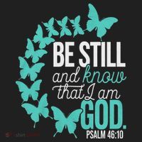 Be Still God Verse Butterfly Arc Christian Faith Hat thumb 2