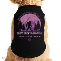 Bigfoot Sasquatch Great Smoky Mountains National Park Doggie Tank thumb 0