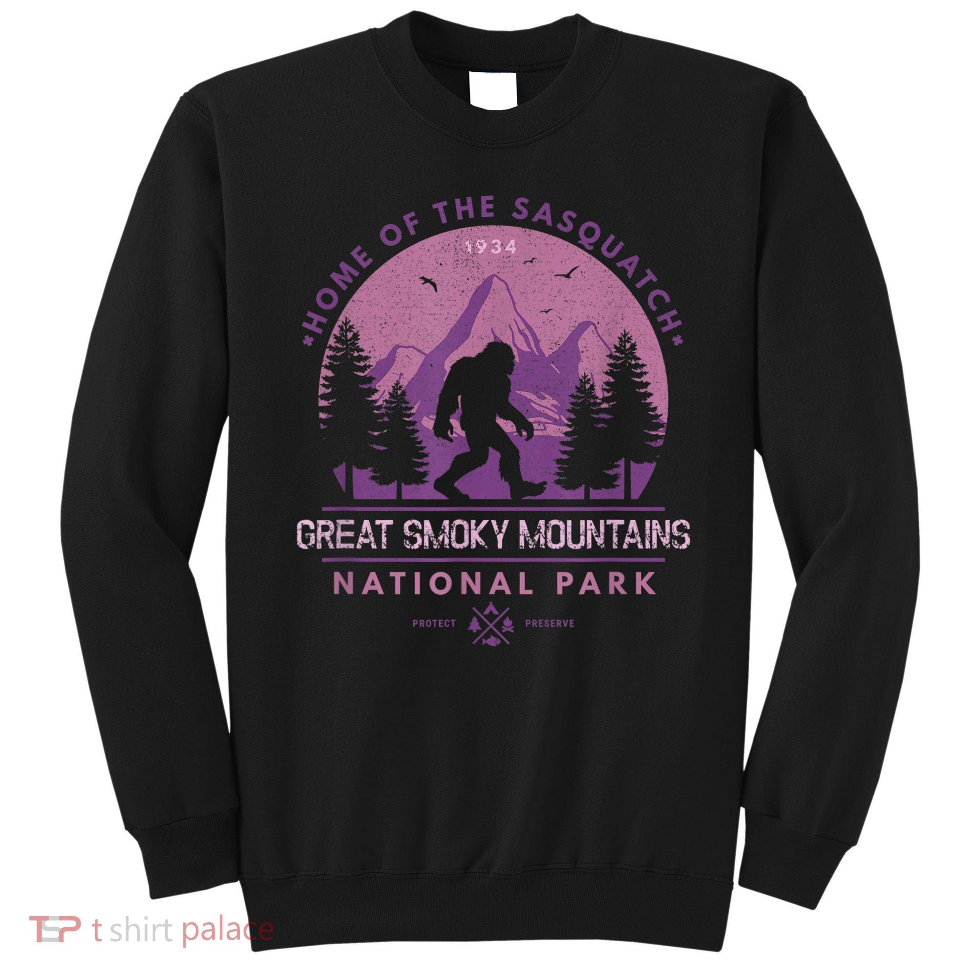 Bigfoot Sasquatch Great Smoky Mountains National Park Sweatshirt